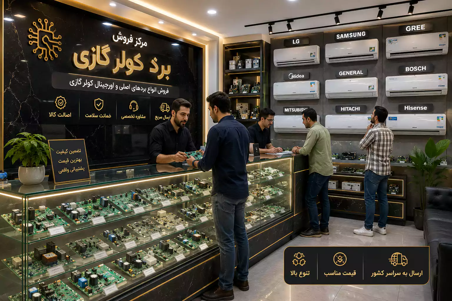 مرکز فروش برد کولر گازی