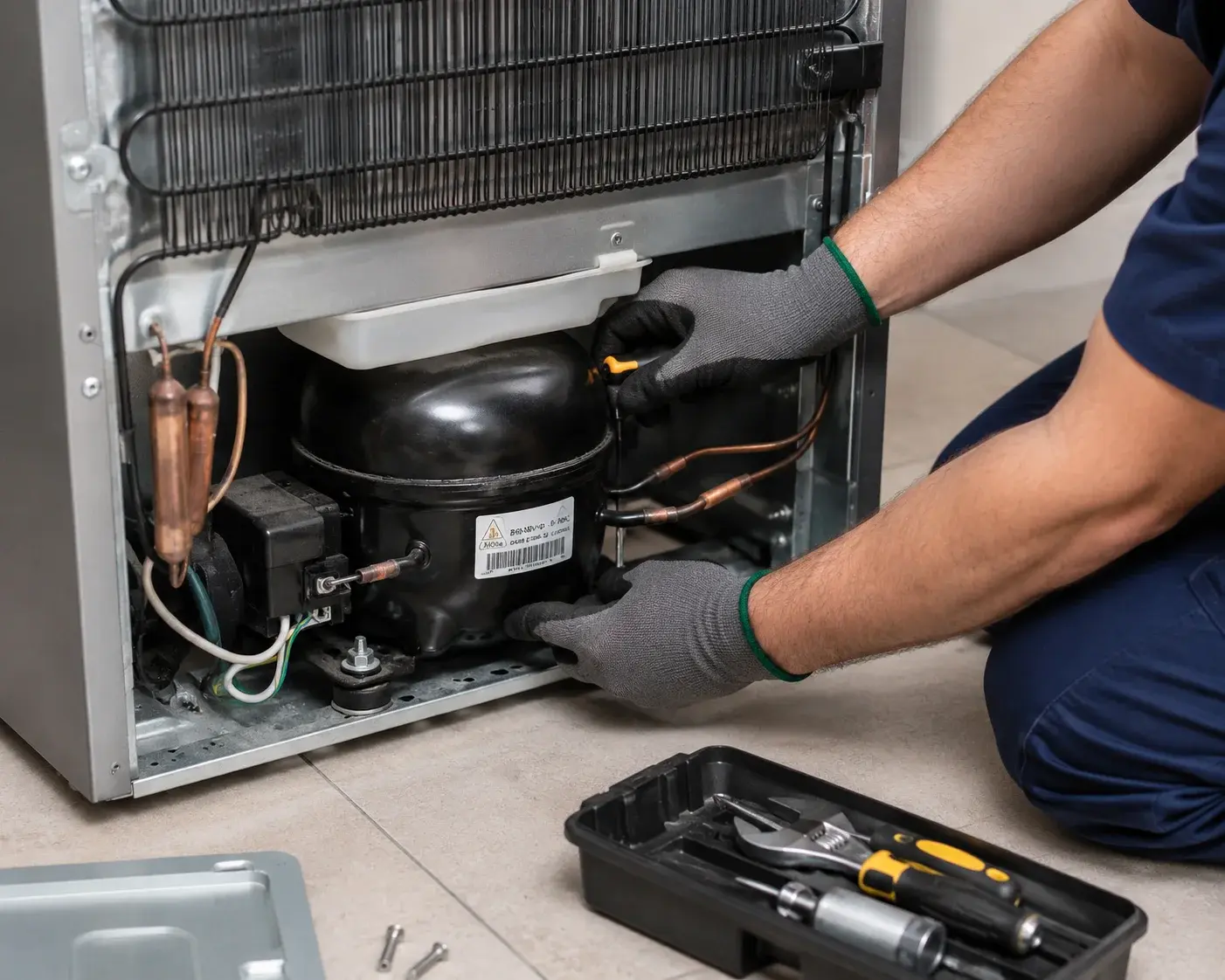 تعمیر کمپرسور یخچال بوش
