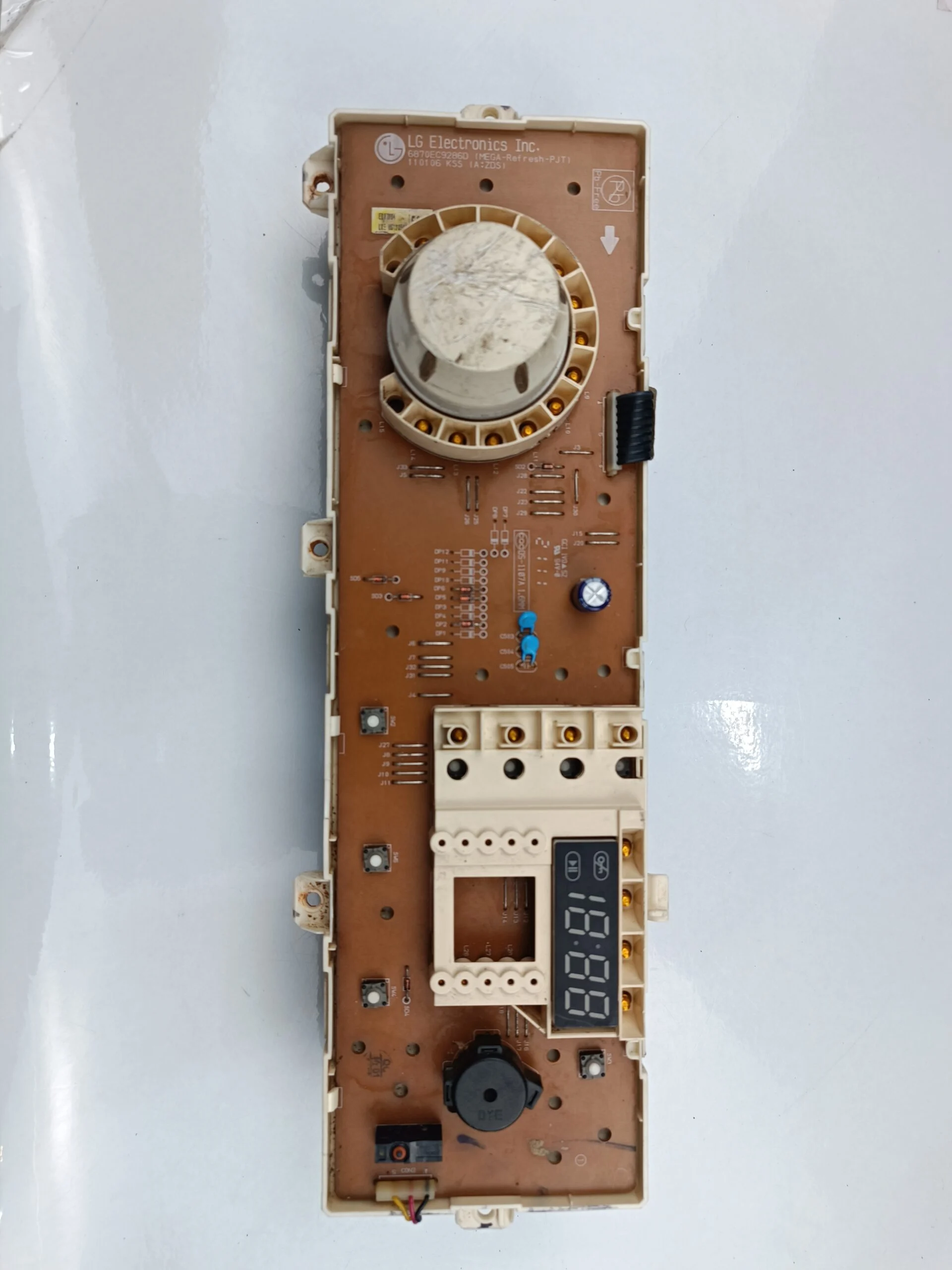 lg-washer-display-9286D برد نمایشگر لباسشویی ال جی مدل 6870EC9286D بردینو