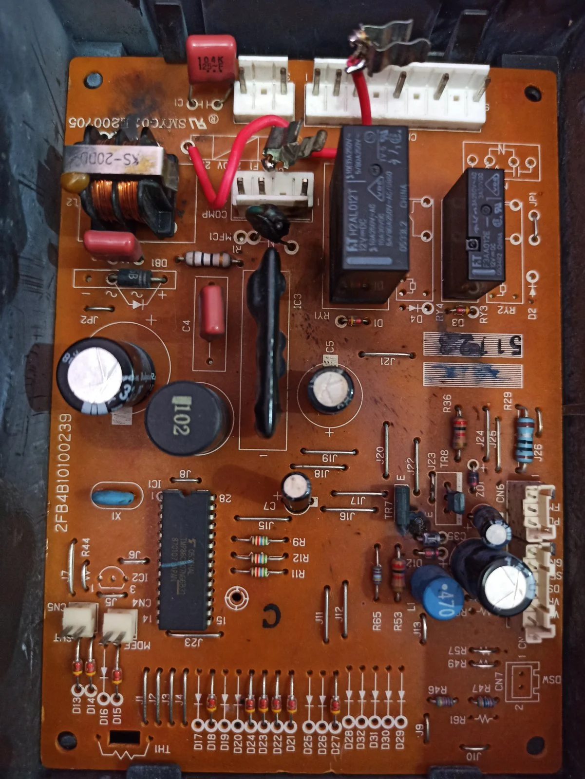 برد کنترل کمپرسور یخچال مدل 2FB4B10100239 برد کنترل کمپرسور یخچال مدل 2FB4B10100239